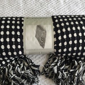 Throw. Black and white 71”x47”